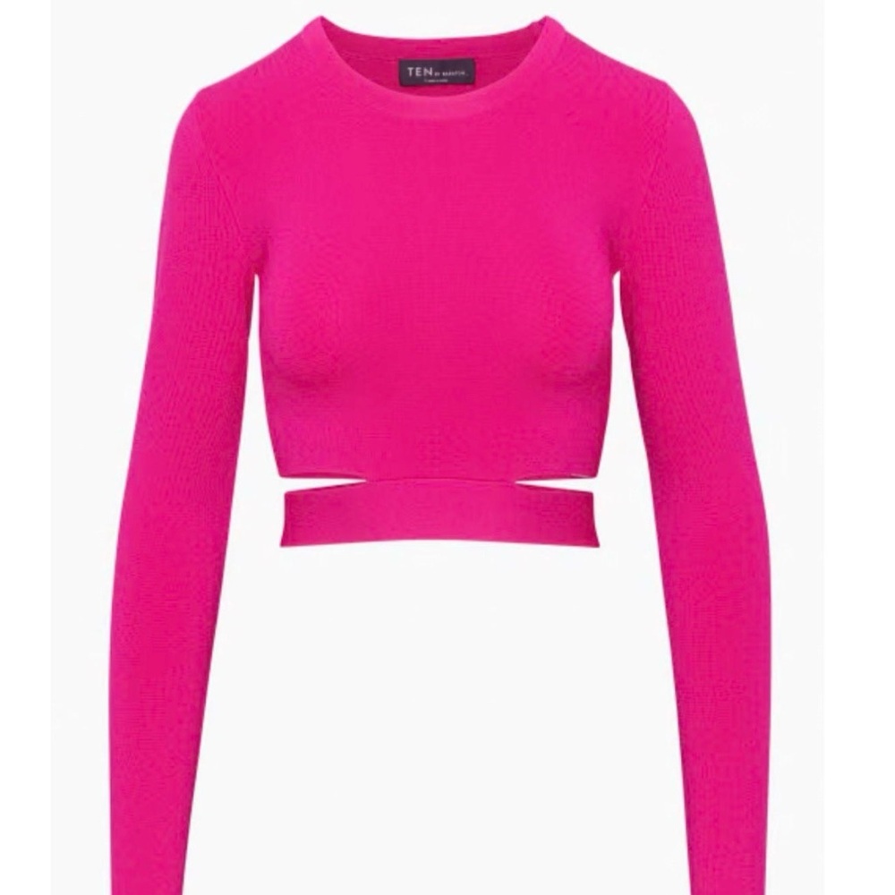 Aritzia Pink Long Sleeve Top